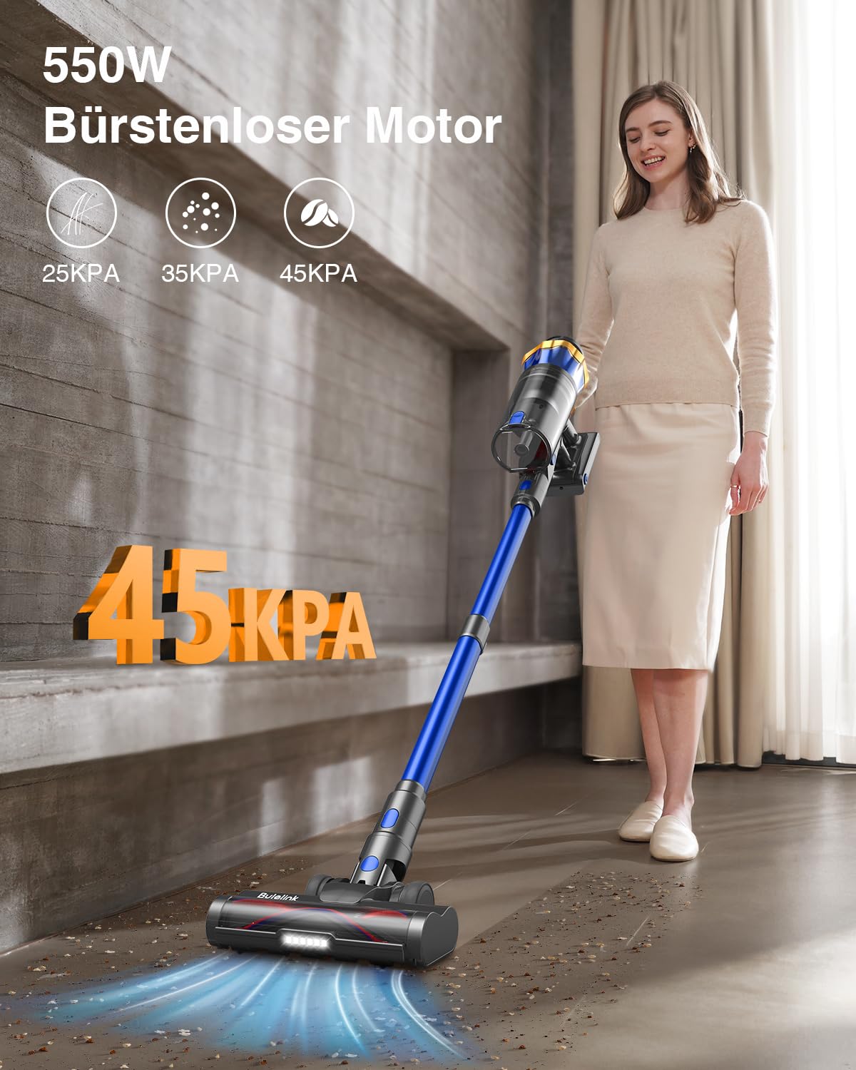 Kabelloser Staubsauger 550W
